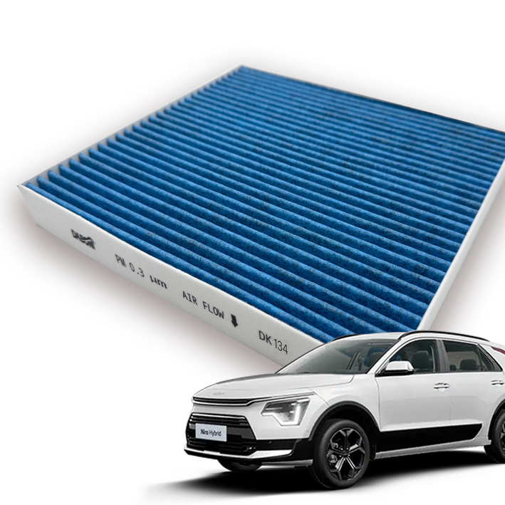 다보니 PM0.3 블루 활성탄 에어컨 필터 니로&하이브리드&전기차2022이전모델