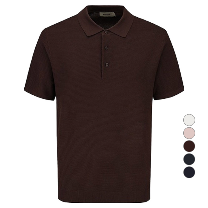 지오지아 남성용 미라쿨 변형조직 반팔 티에리 AEF2ET1101