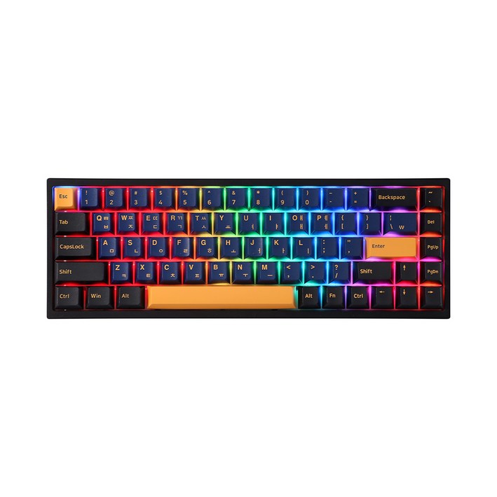 앱코 무선 블루투스 미니배열 기계식 게이밍 키보드 K660M-L68