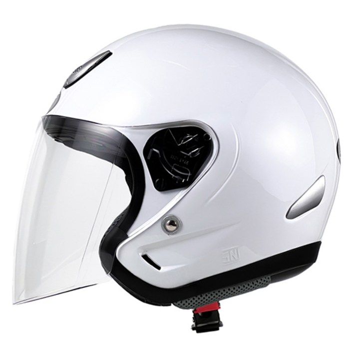 SST 체어맨 오토바이 전동 스쿠터 킥보드 헬멧, 체어맨 단색화이트