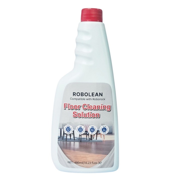 일리마 로보락 전용세제 호환 로봇청소기 세정제 480ml 클리너, 1개, 로보린