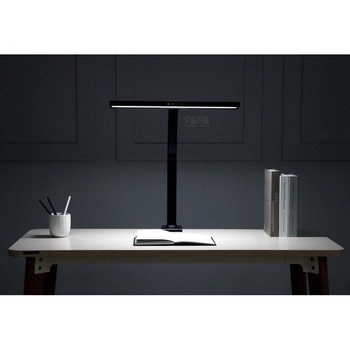 파파 LED 와이드스탠드 800B 책상 책상용 사무용 사무실 독서 공부 조명 스탠드, 화이트 500S(클램프형)