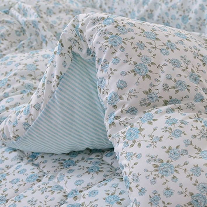 [이불단품] 화사한 장미 마이크로 모달 먼지없는 옥수수솜 사계절 봄가을 겨울 간절기 차렵 이불 침구