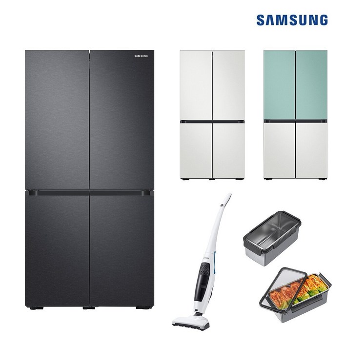(사은품 삼성 무선청소기+메탈김치통 2개) 삼성 비스포크 냉장고 5도어 RF85R9203 (868L / 색상선택), 고객 맞춤형 색상