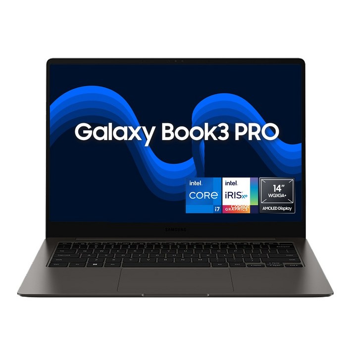 삼성전자 갤럭시북3 프로 NT940XFG-KD72G 14인치(35.6cm) 인텔  i7  노트북 윈도우11탑재