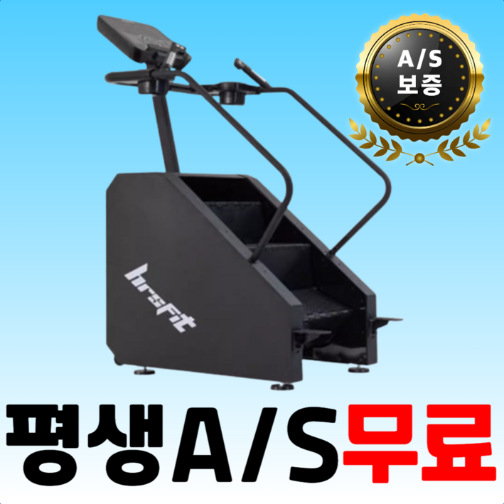 스텝앤핏 당일 AS 가능 천국의 계단 운동기구 스텝밀 홈트 스텝 클라이머 헬스장 핵스쿼트 머신, 블랙