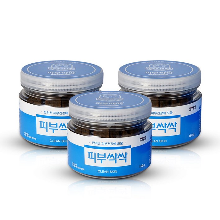 피메푸바이오 닥터허비 피부싹싹 피부영양제 강아지피부건강 강아지알러지, 피부피모, 150g, 3개 피메푸바이오 닥터허비 피부싹싹 피부영양제 강아지피부건강 강아지알러지, 피부피모, 150g, 3개