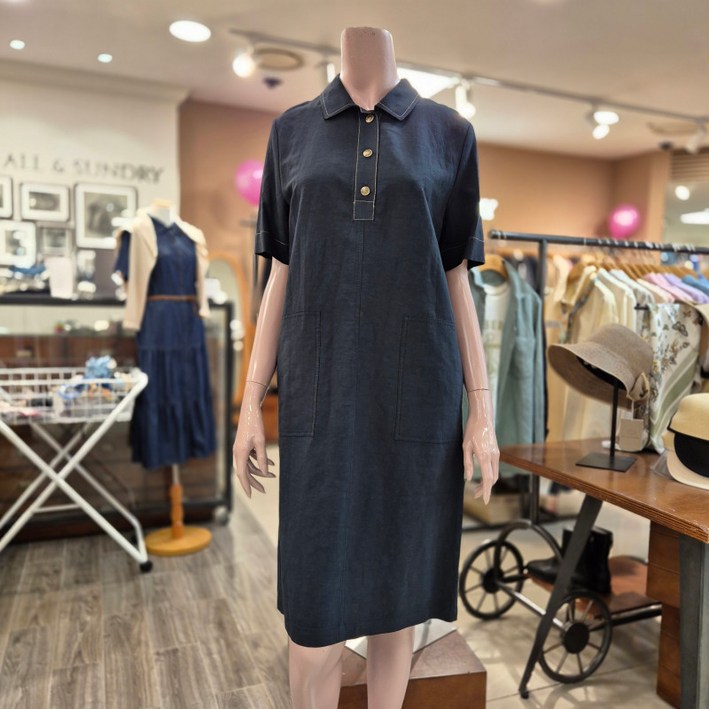 BCBG 올앤선드리 마일드 OP 원피스 A5M4O622  43   DGREEN