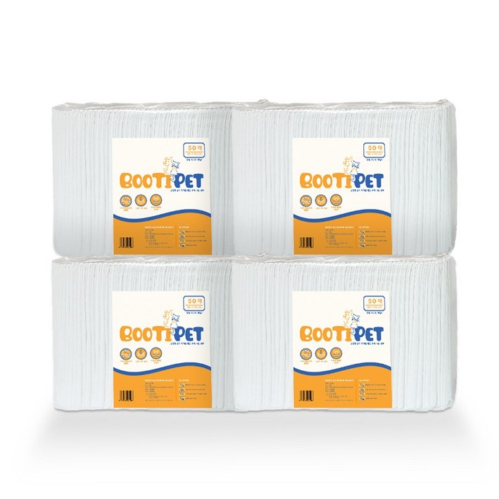부티펫 가성비 대형 배변패드 큰패드 52g,200매,SAP 3g, 4개, 50매 부티펫 가성비 대형 배변패드 큰패드 52g,200매,SAP 3g, 4개, 50매