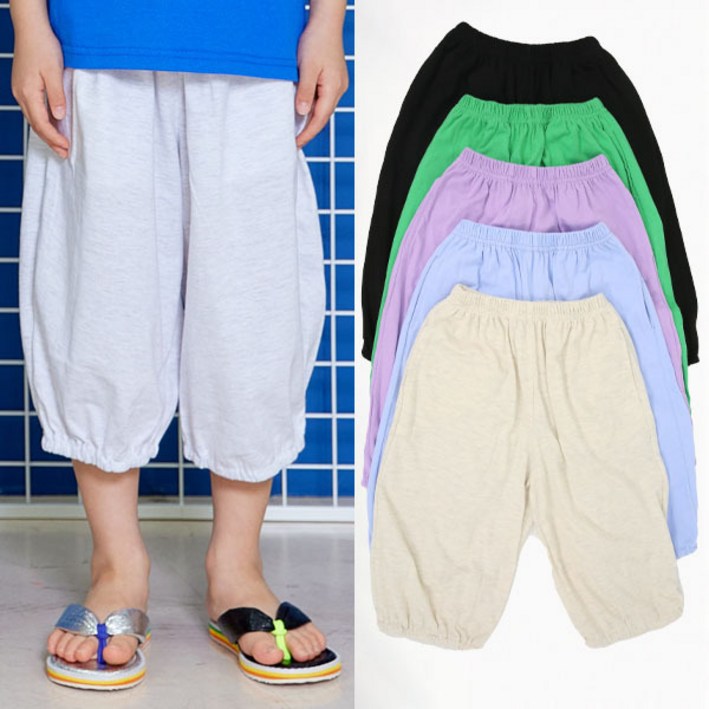 바브키즈 조거8부팬츠
