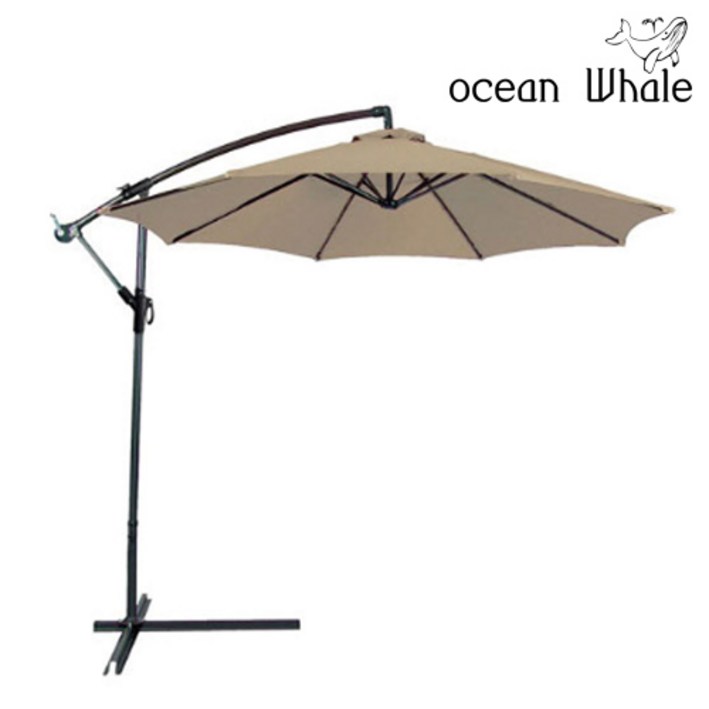 Ocean Whale 초대형 가든 원형 파라솔 특대형 파라솔, 초대형 가든 원형파라솔 베이지