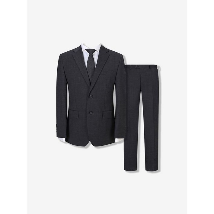 지이크 울블렌디드 홉색 수트 세트 그레이 (PHJAH2096_PHPAH2296)