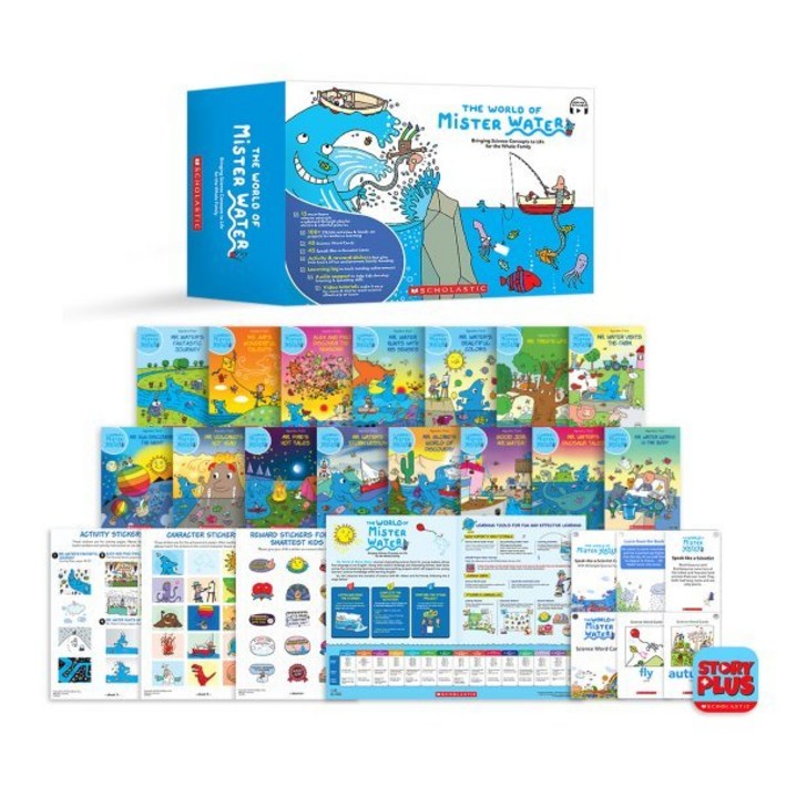 The World of Mister Water Box Set (WITH STORYPLUS)  : 물 아저씨 과학 그림책 15종 박스 세트