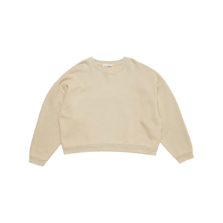 아크네 스튜디오 로고 패치 저지 스웨트셔츠