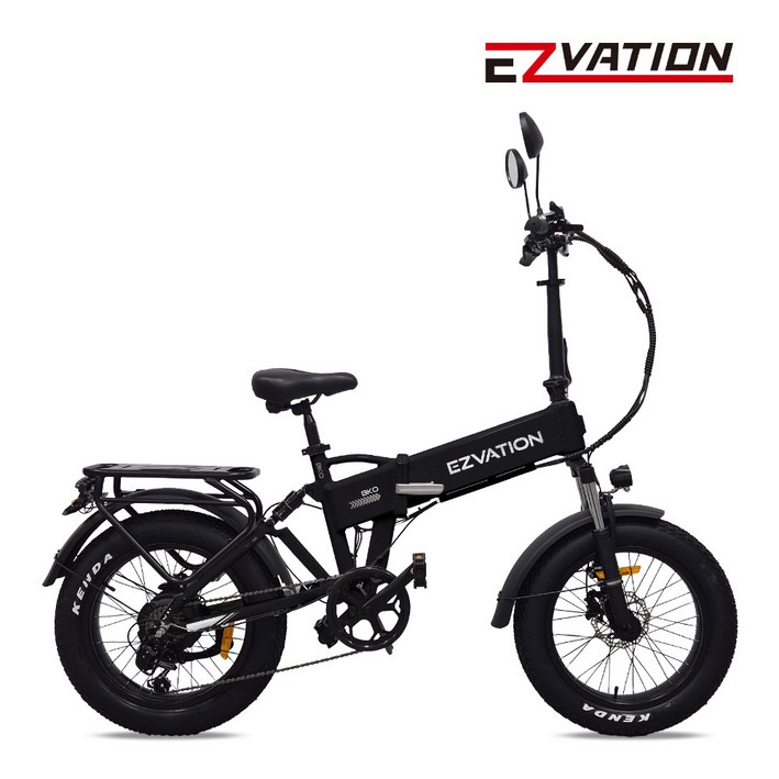 이지베이션 BKO 전기자전거 850W 48V 오프로드 팻바이크 20인치, 매트블랙 48V 10Ah, 알루미늄