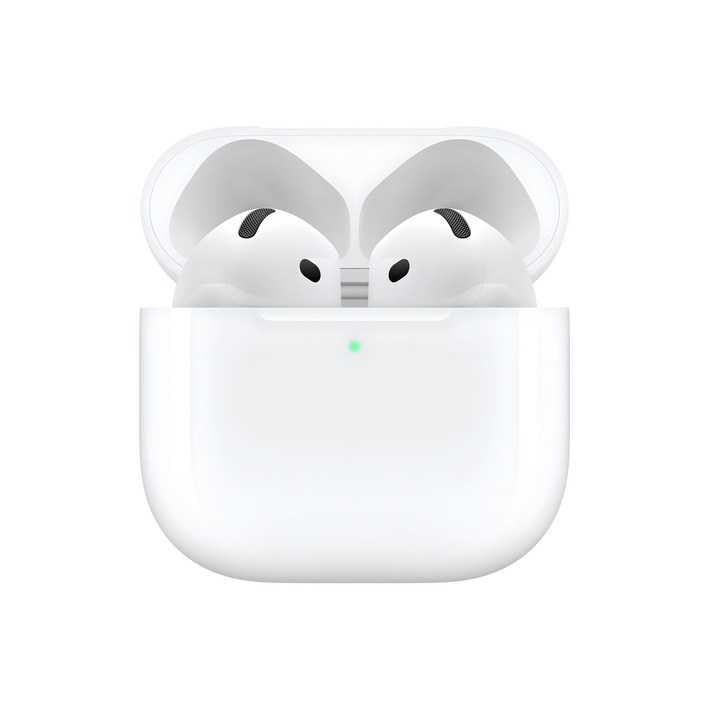 Apple 2024 에어팟 4세대 액티브 노이즈 캔슬링 블루투스 이어폰, MXP93KH/A, 화이트