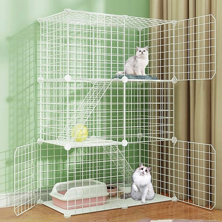 고양이 철장 반려동물 빌라 대형 케이지