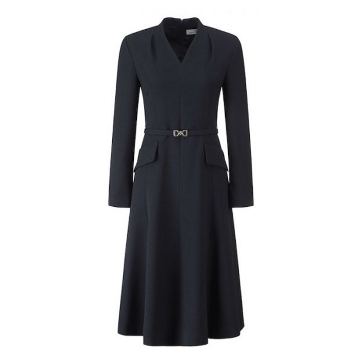 [모조에스핀] 플레어 노카라 원피스 NYJ243MSE016