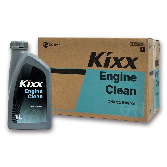 킥스 KIXX ENGINE CLEAN 1박스 1리터 x 12개 엔진클리너 플러싱오일