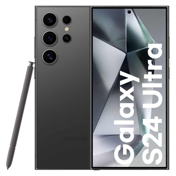 삼성 갤럭시 S24울트라 중고 공기계 핸드폰, 512GB, 티타늄 블랙_A급