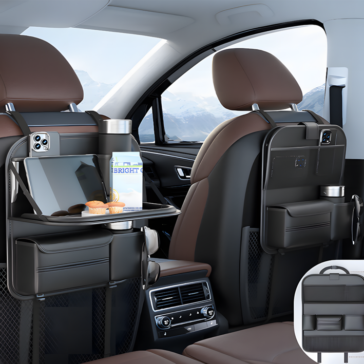 뉴잇지 차량 수납 테이블 컵홀더, 블랙, 1개