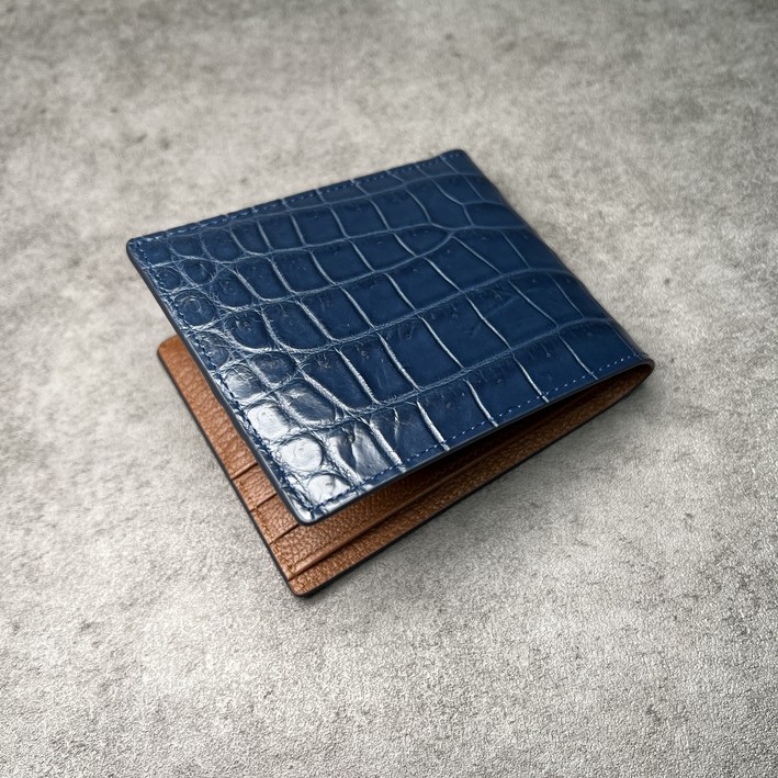 더퀴르 남자 악어지갑 남성 명품 수제 핸드메이드 반지갑 선물