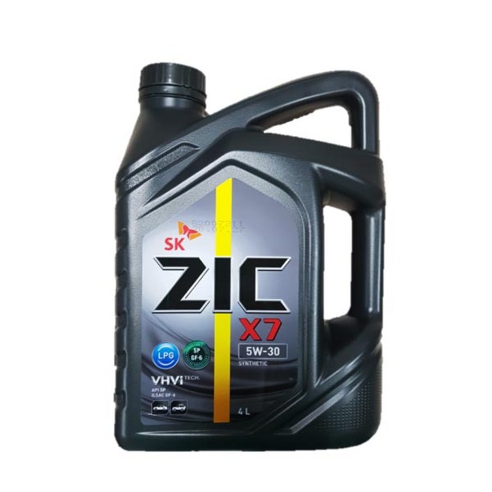 ZIC X7 LPG 5W30 4L 엔진오일 1410642516