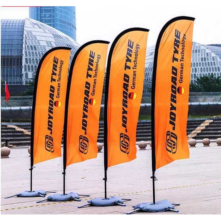 앳지하우스 윈드배너 깃발배너 철재입간판 거치대