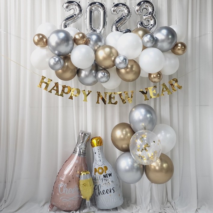 연지마켓 2023 새해 연말 파티 풍선 용품