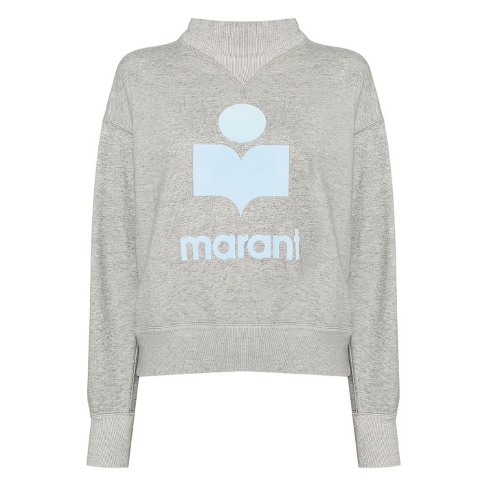 이자벨 마랑 로고 하이 넥 스웨트셔츠