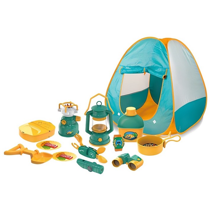 치프몰 텐트 캠핑놀이 세트 장난감 소꿉놀이 역할놀이, 상품, 1개