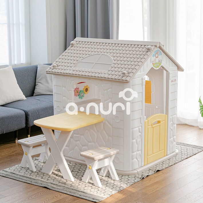 아누리 키즈하우스 유아 놀이 실내놀이터, 내츄럴베이지, 1개