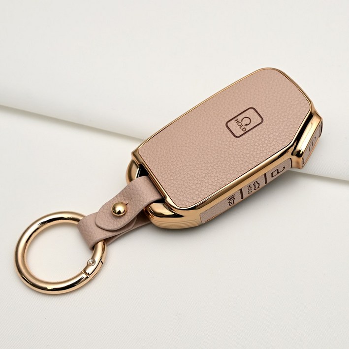 기아 호환 프리미엄 TPU 가죽 자동차 스마트 키 케이스 차 키홀더