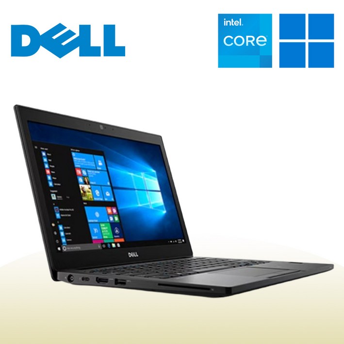 델 저렴한 업무용 가성비 싼 사무용 리퍼 노트북 12인치 Latitude 7280 i56300U 배터리 없음