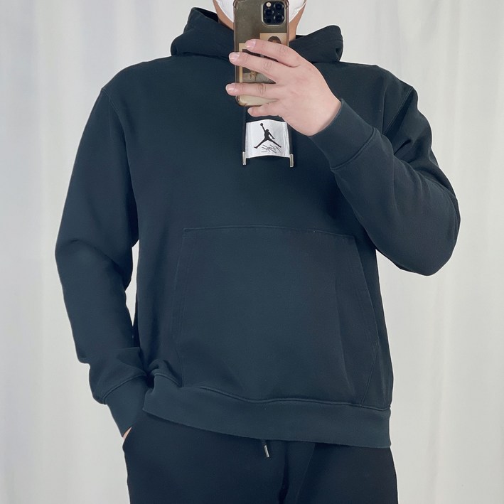 (구제의류)나이ㅋㅣ 조던 플라이트 블랙 후드티 XL / 빈티지아워 250320