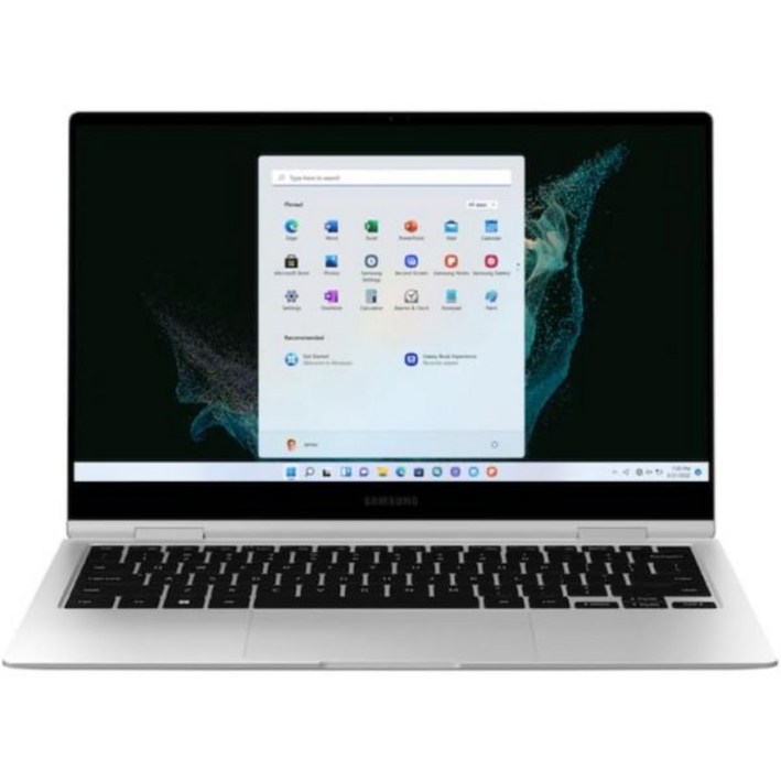 삼성 갤럭시 북2 프로 360 투인원 노트북 15.6인치 AMOLED 터치스크린16GB1TB SSD 실버