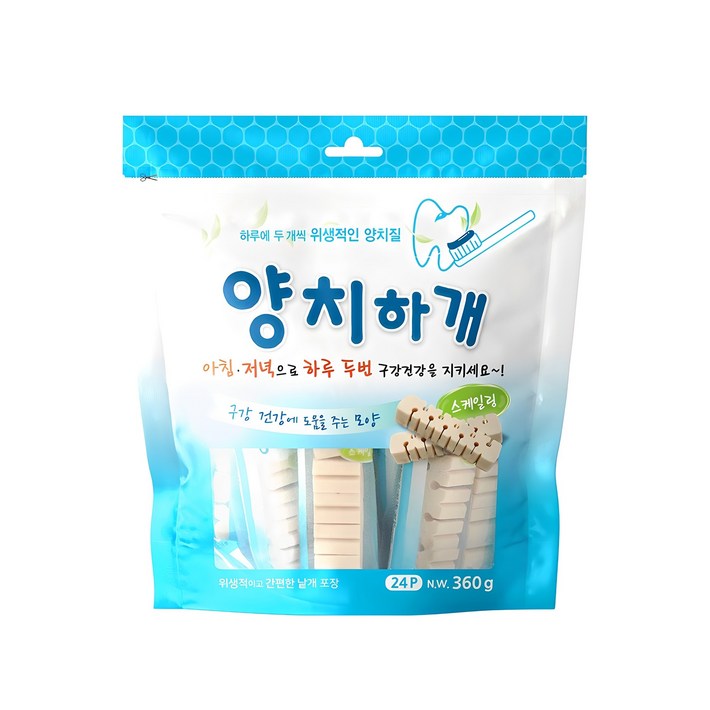 양치하개 강아지 덴탈껌 24p