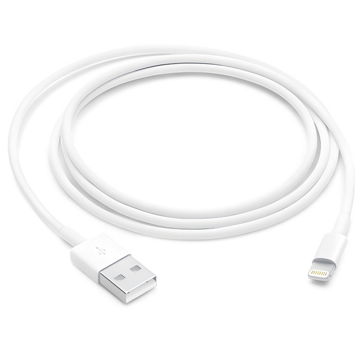 Apple LightningUSB 케이블 MUQW3FEA, 1m, 화이트, 1개