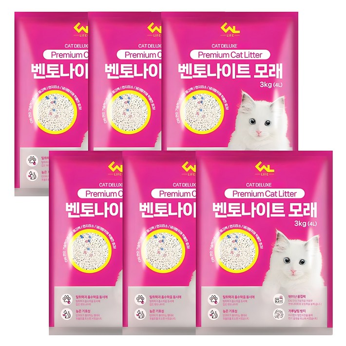 씨엔앨 디럭스 프리미엄 캣 리터 벤토나이트 모래