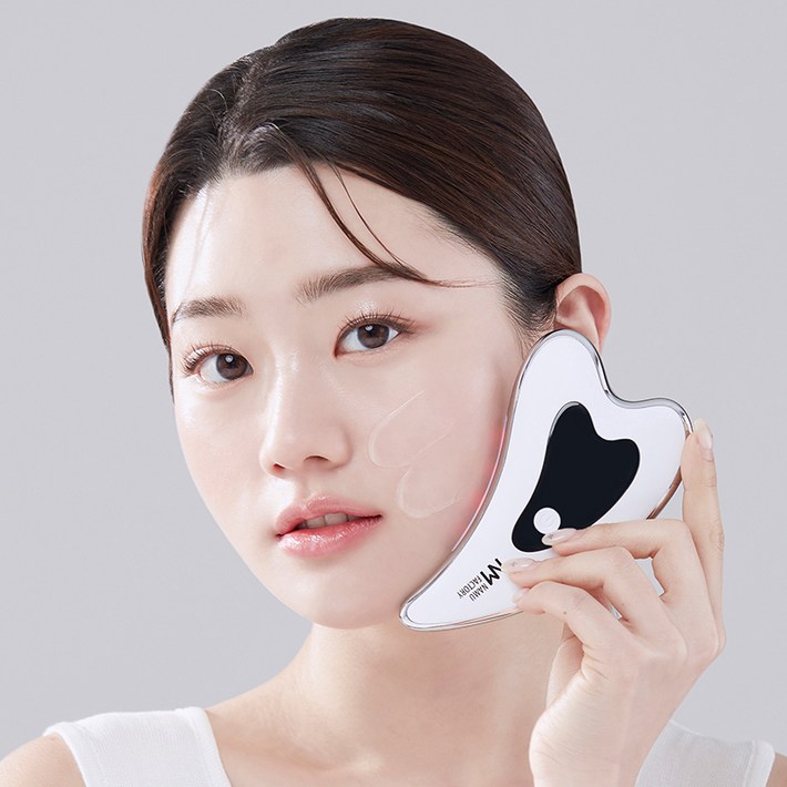 나무팩토리 다기능 전동 피부 마사지기, BH0629, 화이트