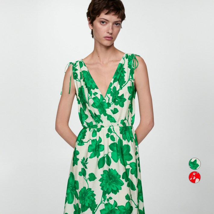 MANGO 여성용 프래터니 롱 드레스 77012926