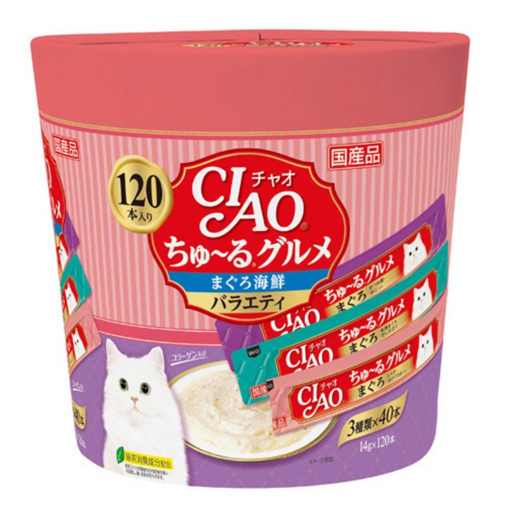 이나바 챠오츄르 구루메 고양이 간식 120p