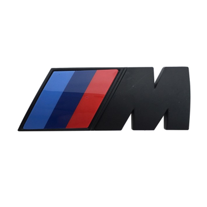 BMW M 엠블럼 중형, BMW, 무광블랙 - 투데이밈