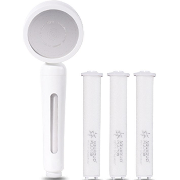 아쿠아듀오 프리미엄 필터 샤워기 SFS580 PLA 필터 3p 세트