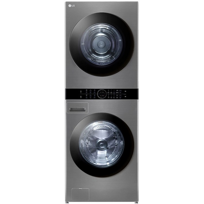 LG 트롬 오브제컬렉션 워시타워 W20VANQ 세탁기 23kg  건조기 20kg 메탈릭 실버 방문설치