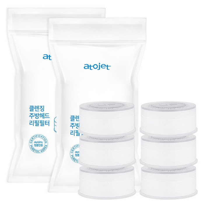 아토젯 클렌징 주방 핸디형 코브라형 헤드필터 3p, 2세트 아토젯 클렌징 주방 핸디형 코브라형 헤드필터 3p, 2세트