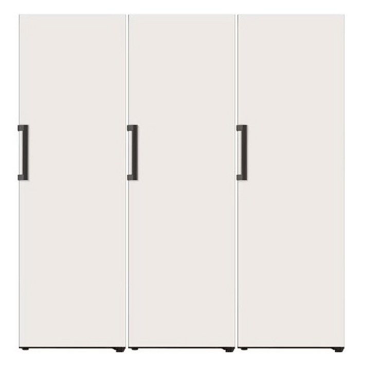 색상선택형 LG전자 오브제 321L 좌열림 컨버터블 세트 메탈 냉장고  냉동  김치냉장고 XYZ323MEF 방문설치