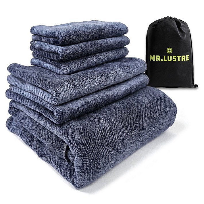 미스터러스터 초극세사 차량용 세차타월 6종 세트