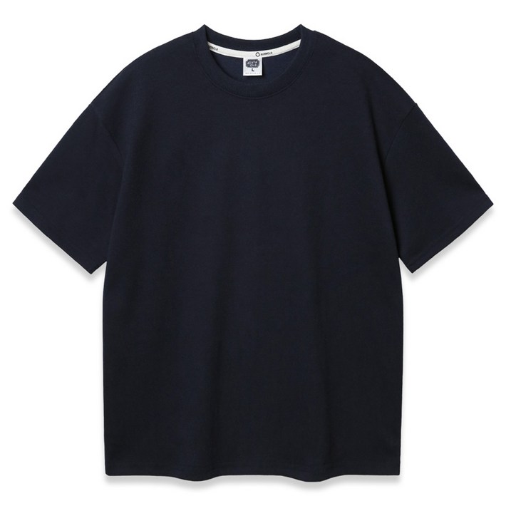 앨빈클로 더블코튼 무지 오버핏 반팔 티셔츠 AST3133