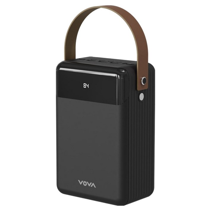 보바 고속충전 대용량 보조배터리 80000mAh 22.5W, 블랙, VA180